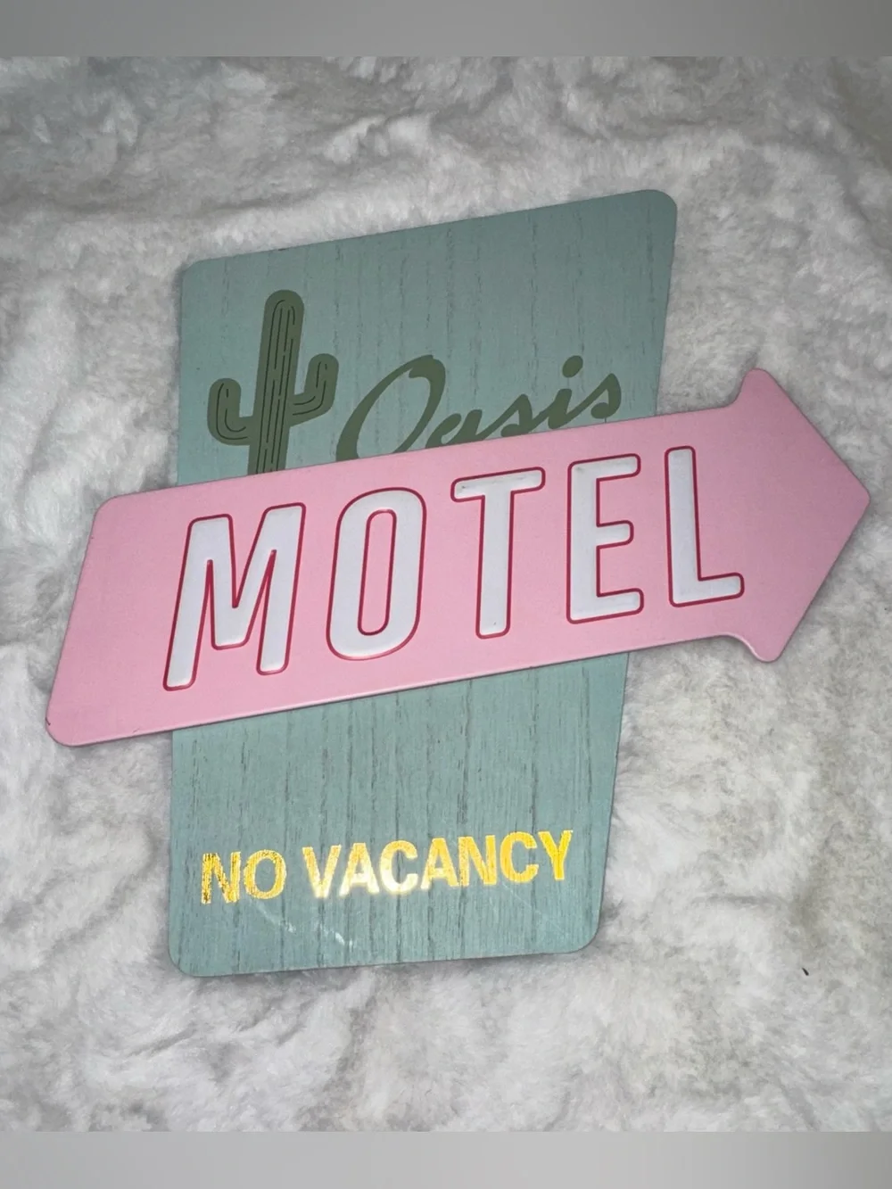 oasis motel sign decor
